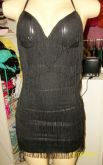 Vestido de Franja em Cirré estilo Panicat